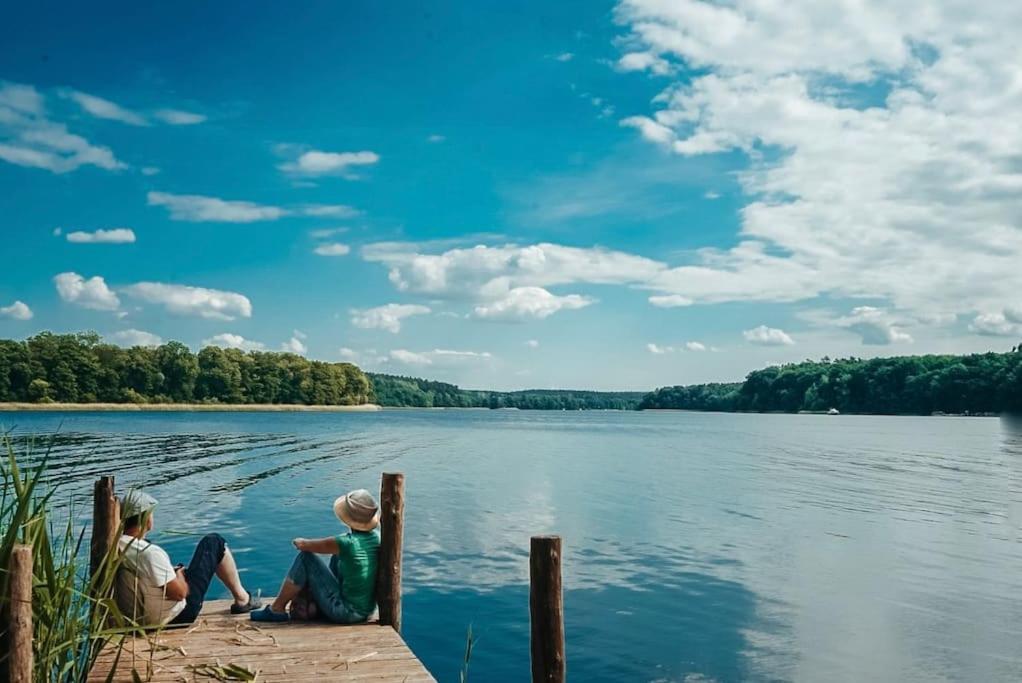 Ferienzimmer Direkt Am See Priepert Dış mekan fotoğraf