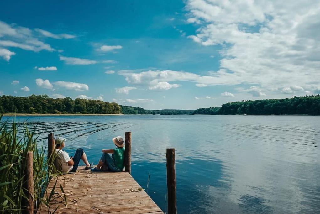 Ferienzimmer Direkt Am See Priepert Dış mekan fotoğraf